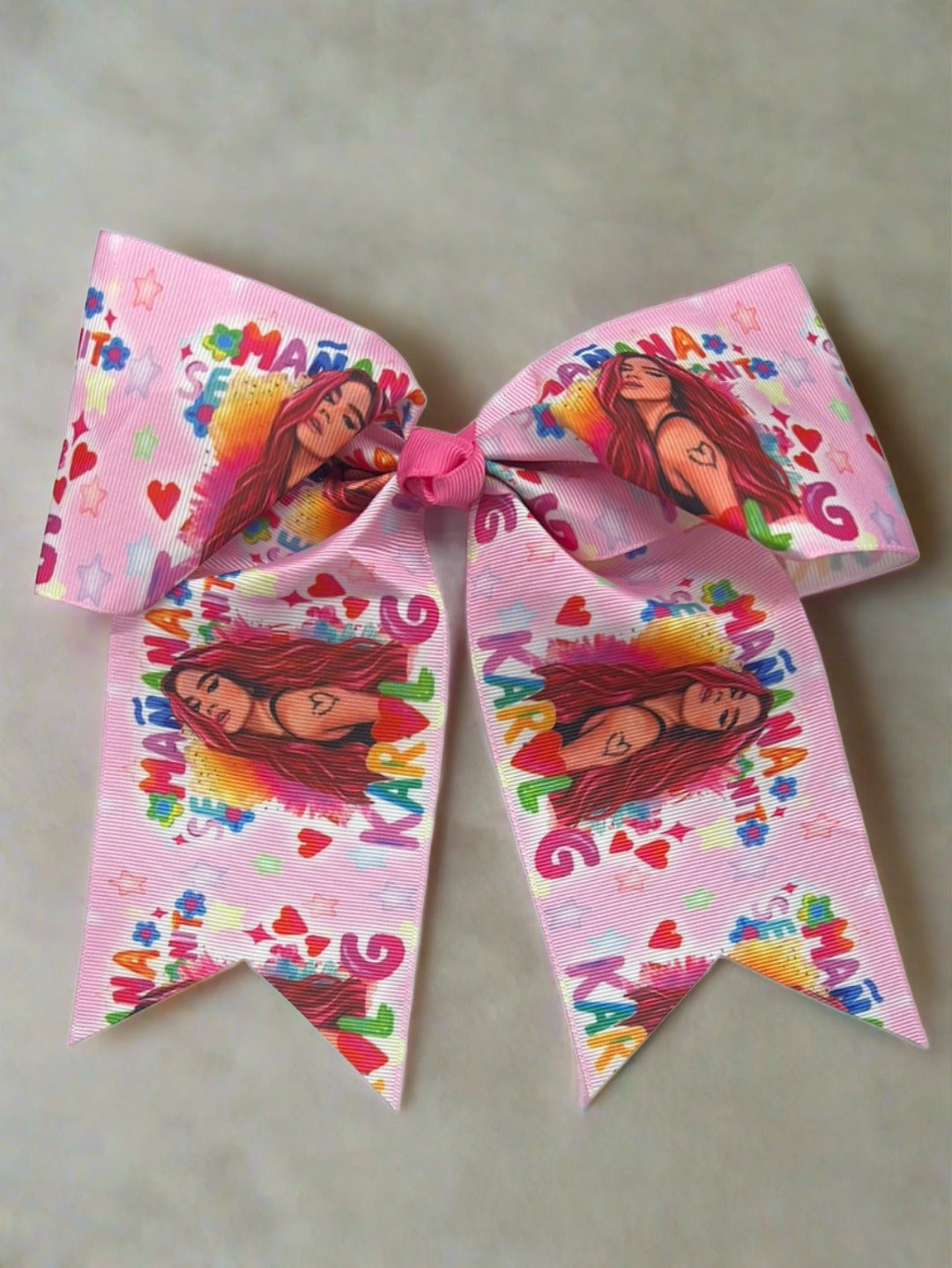 Karol G Printed Large Hair Bow