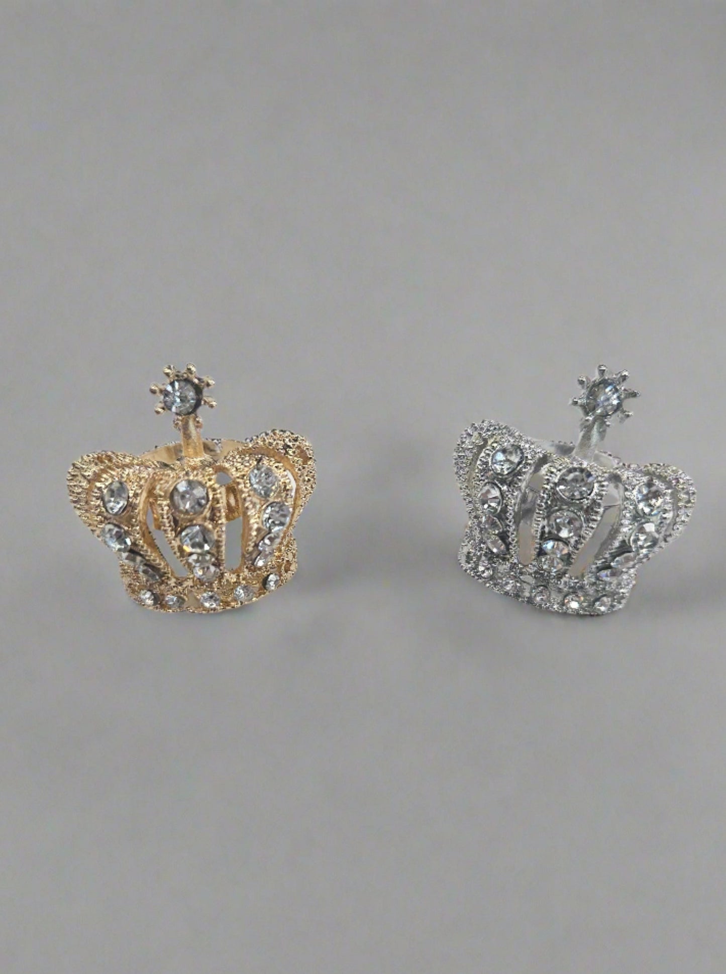 Crown Adjustable Rings (12pc)