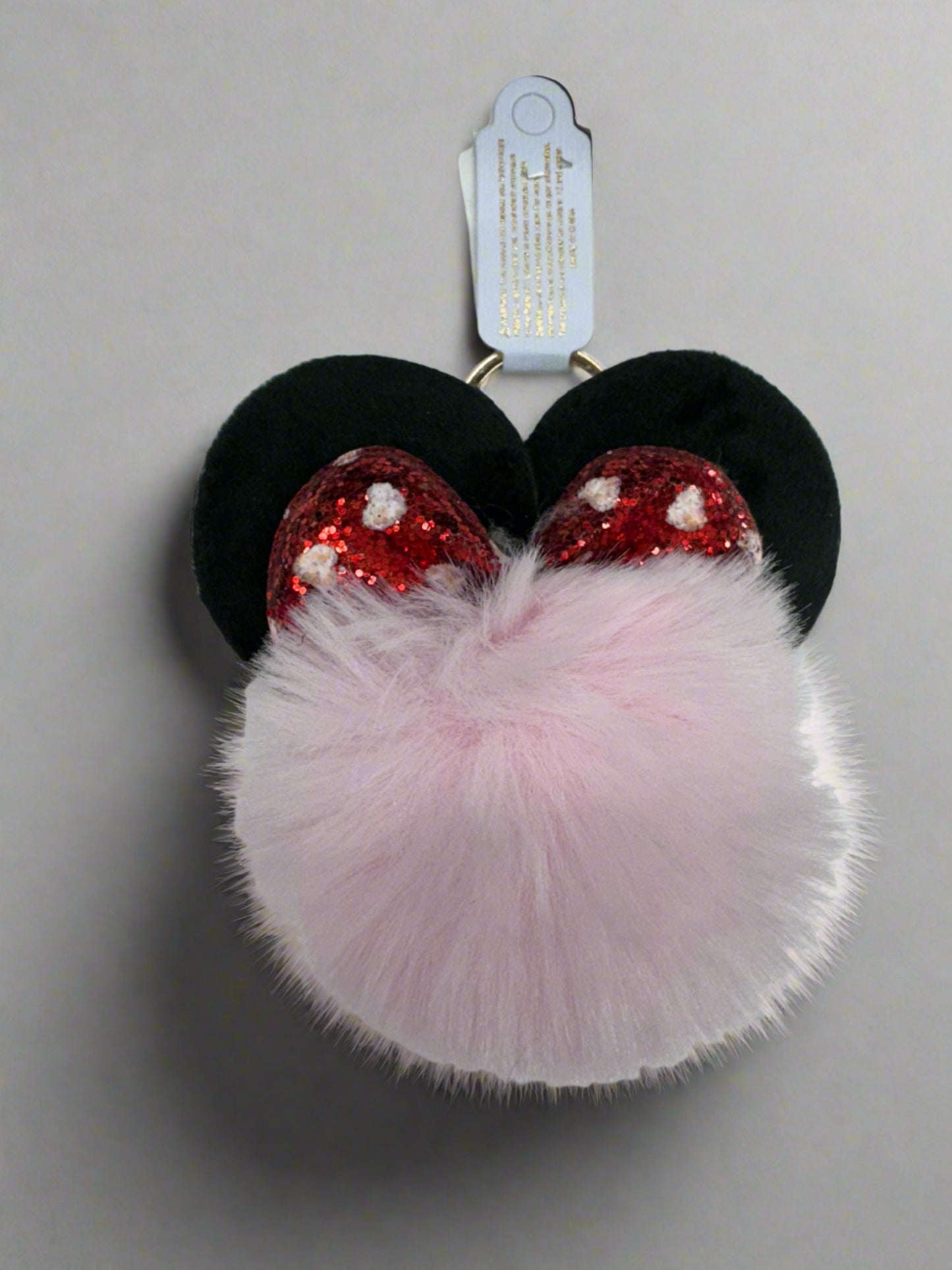 Mouse Ears Pom Pom Keychain