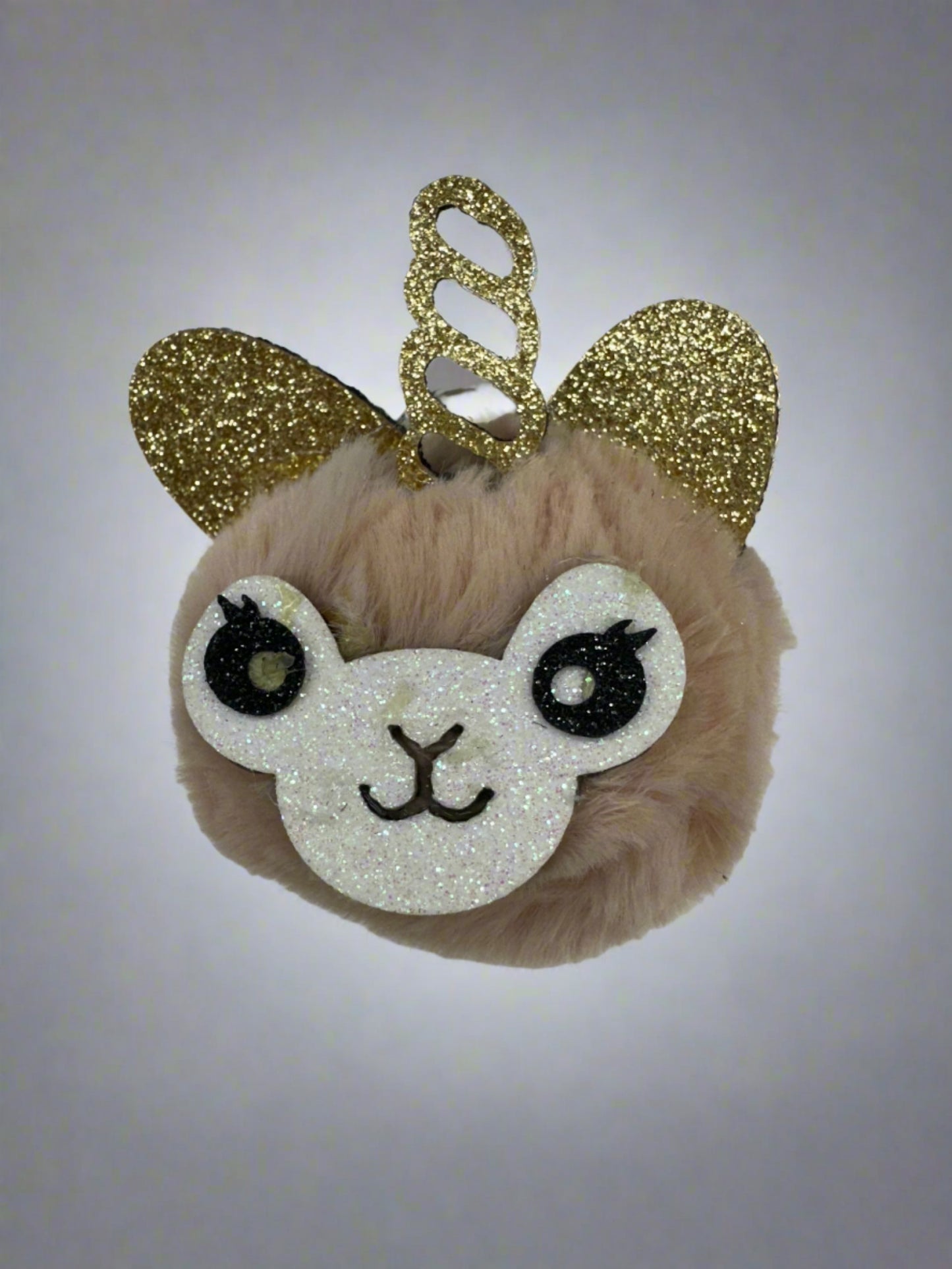 Llama UniCorn Pom Pom Keychain (12pc)