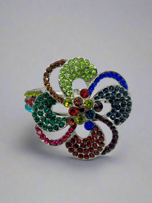 3" Flower bangle