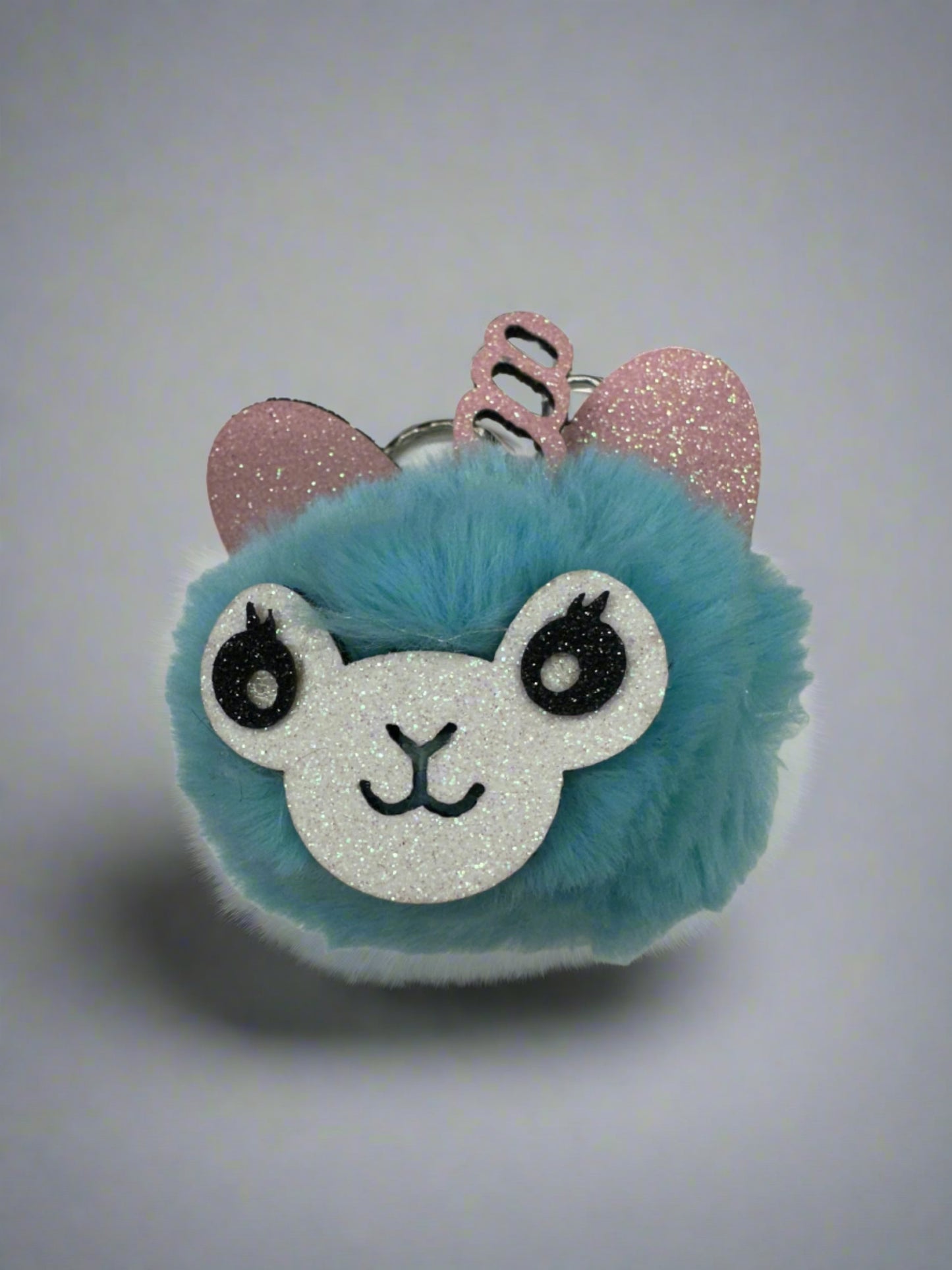 Llama UniCorn Pom Pom Keychain (12pc)