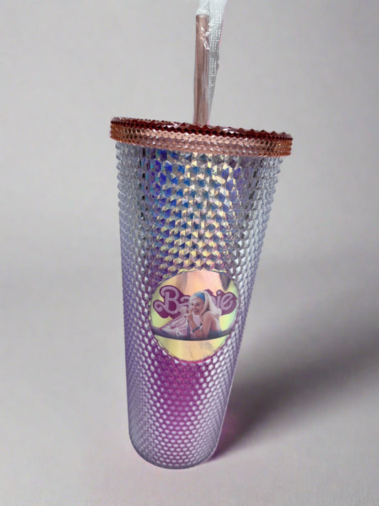 Barbie Tumbler with Straw