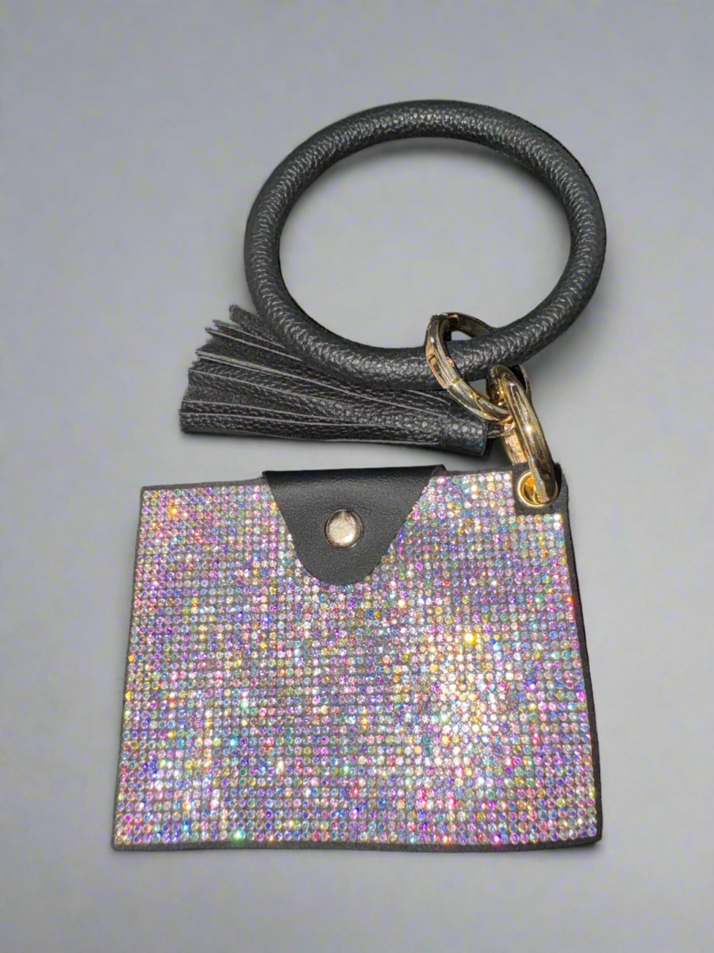 4" Wristlet Rhinestone Wallet