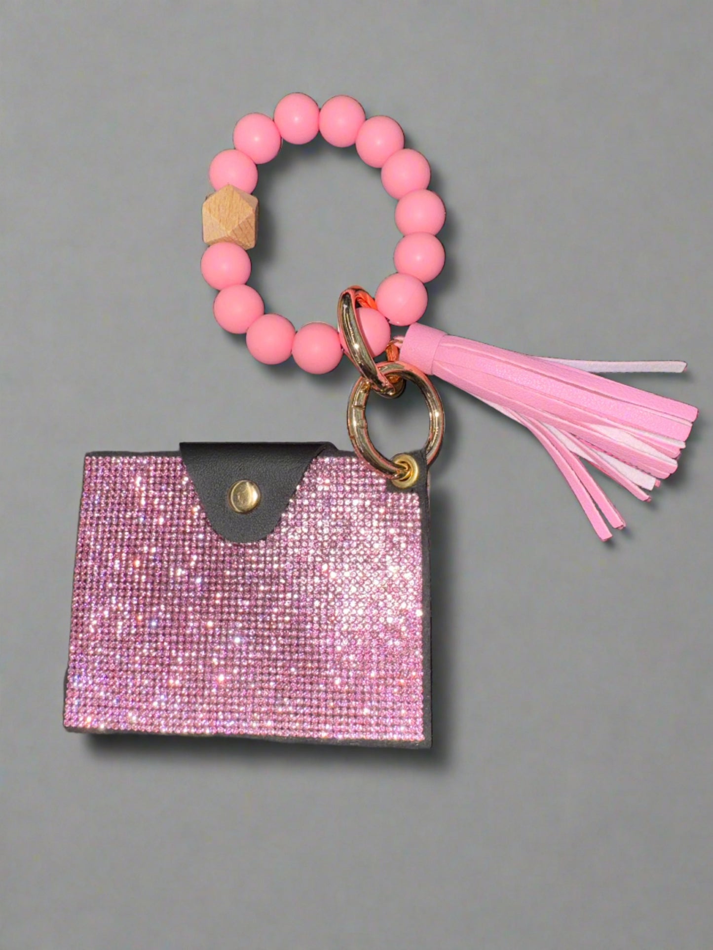 4" Wristlet Rhinestone Wallet