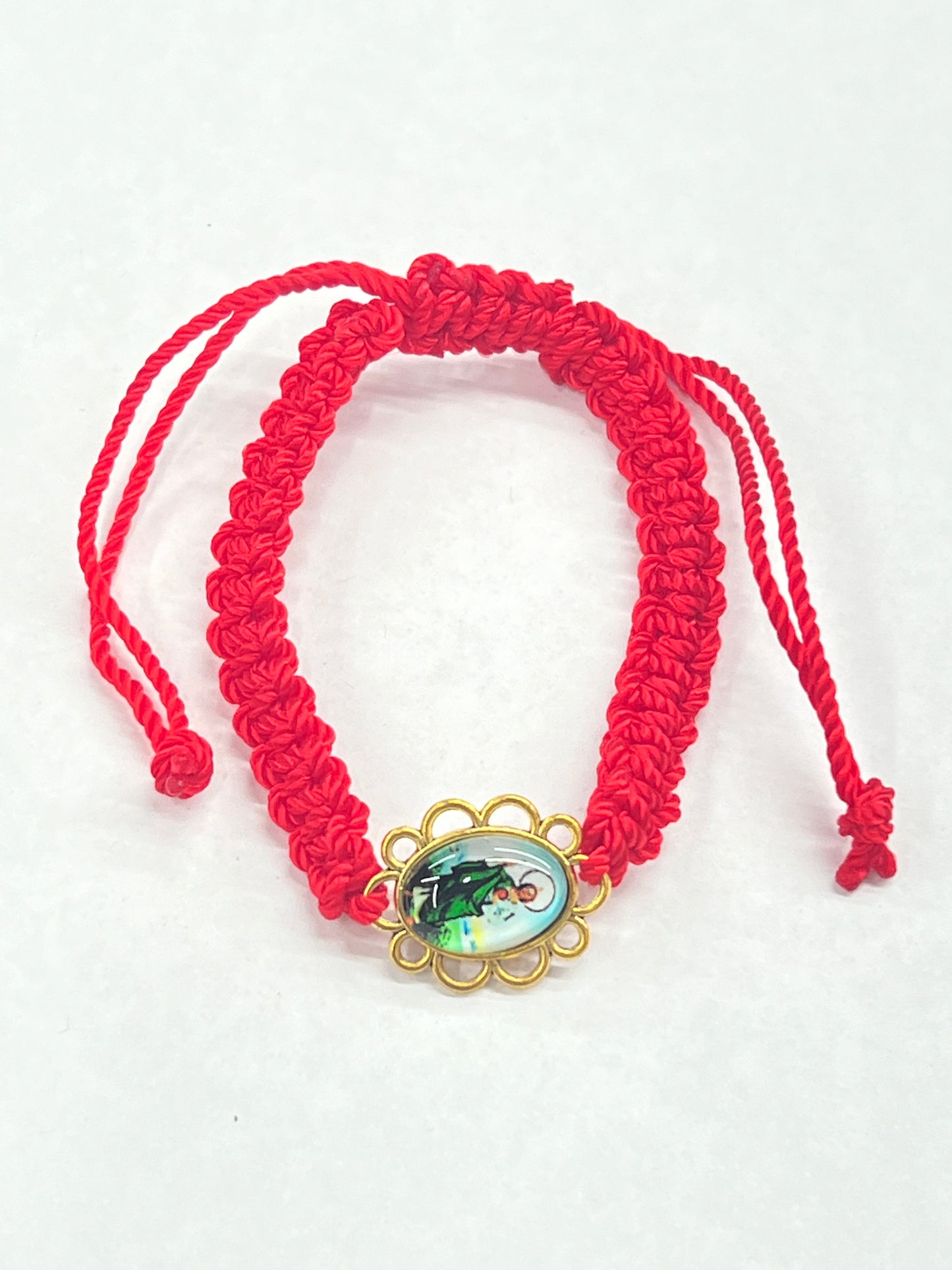 Handmade Braided String San Judas Bracelet