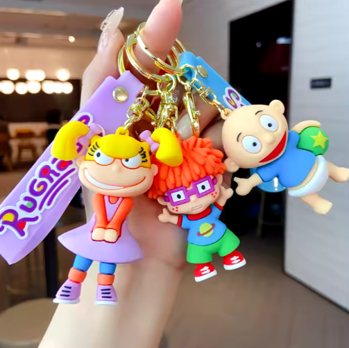 Rugrats 3d Silicon Keychain (12pc)