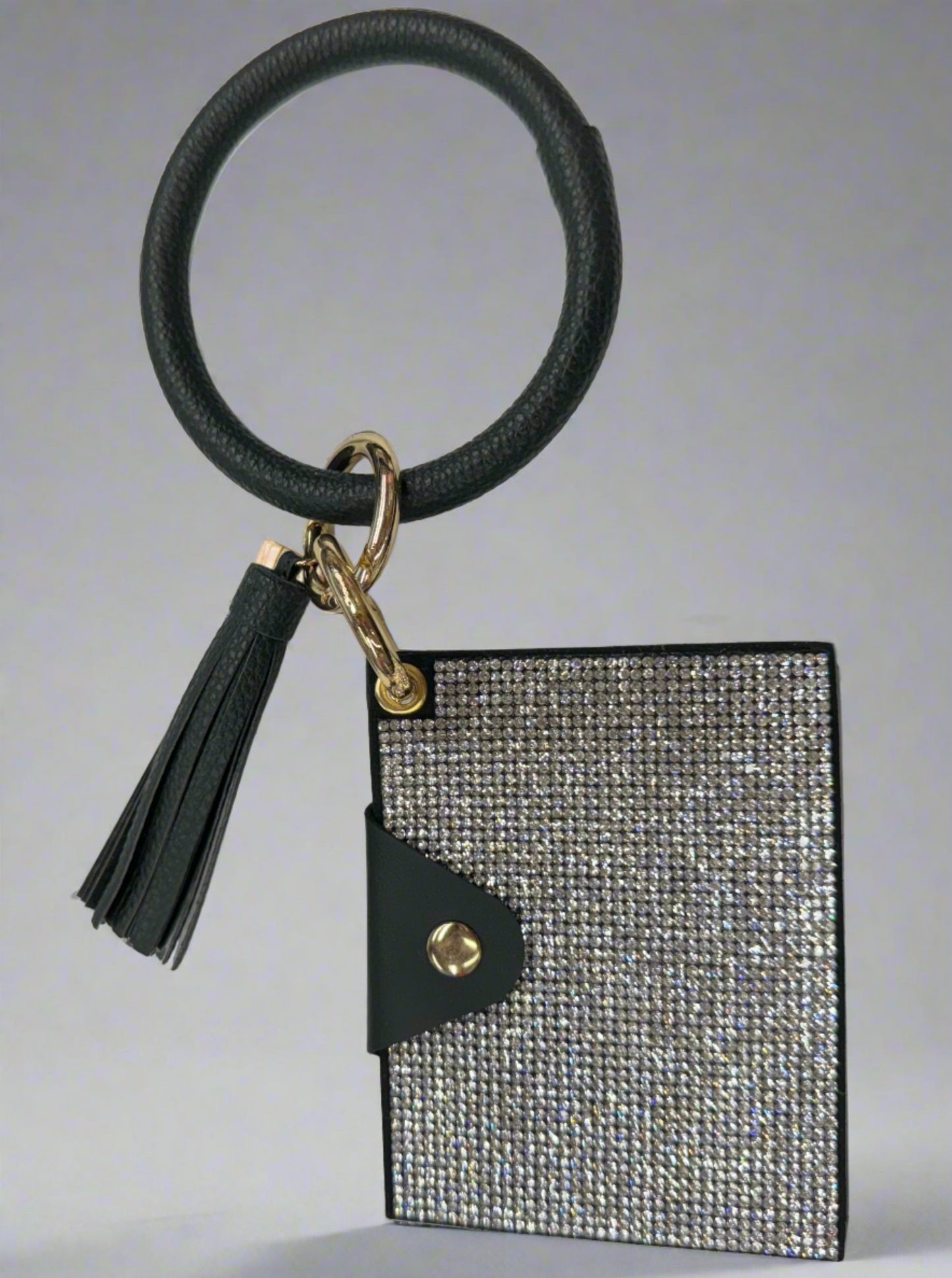 4" Wristlet Rhinestone Wallet